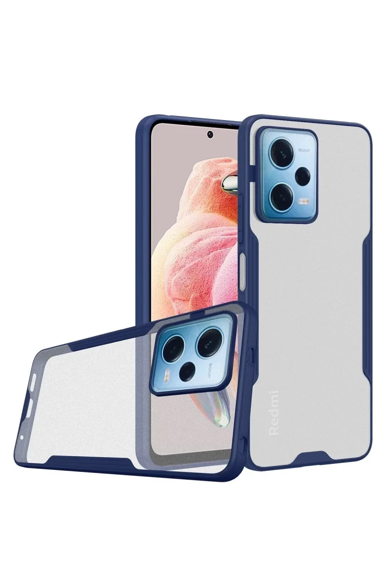Xiaomi Redmi Note 12 5G Kılıf Platin Silikon - Lacivert Xiaomi Redmi Note 12 5G Kılıf Platin Silikon - Lacivert