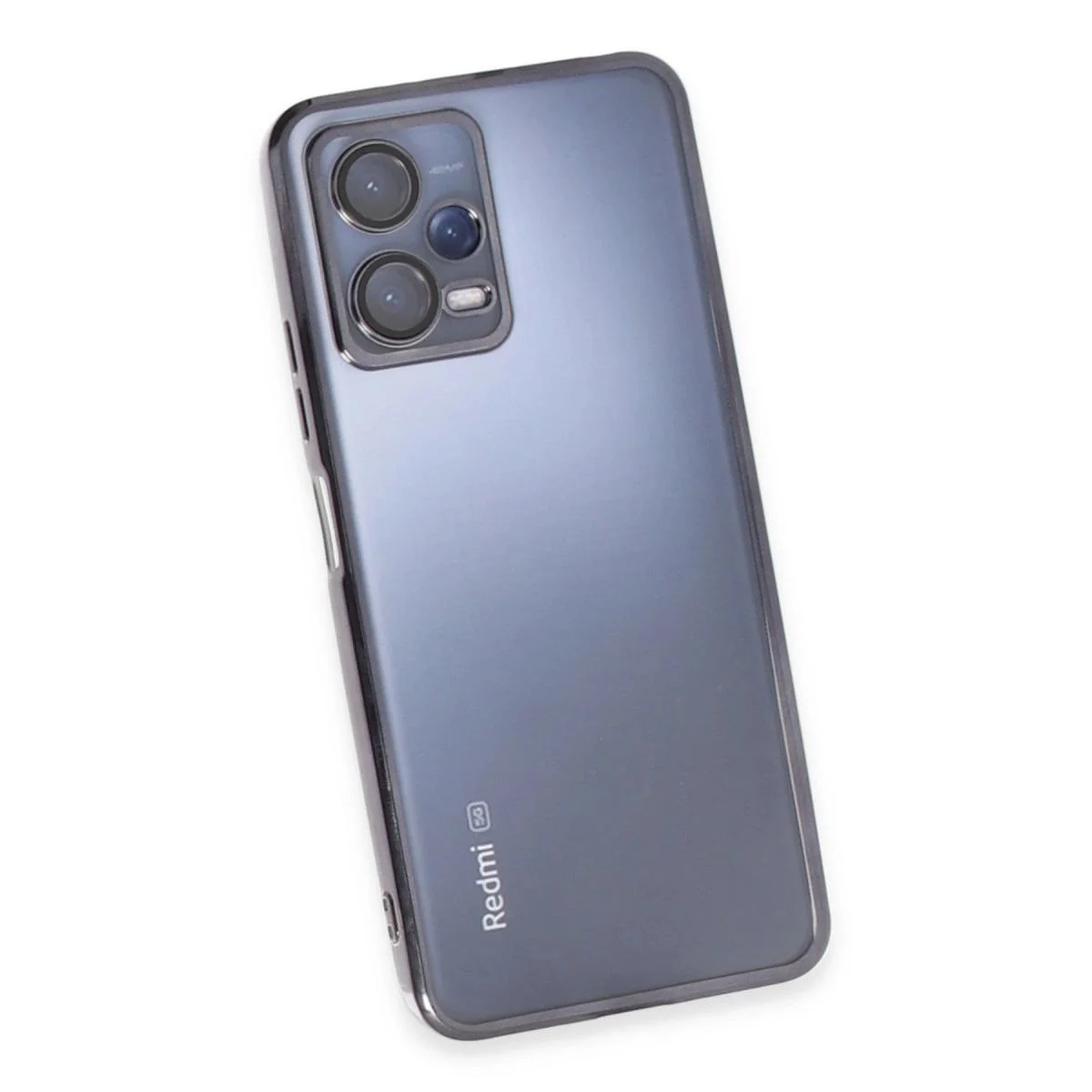 Xiaomi Redmi Note 12 5G ile Uyumlu Razer Lensli Silikon Kılıf - Siyah Xiaomi Redmi Note 12 5G ile Uyumlu Razer Lensli Silikon Kılıf - Siyah