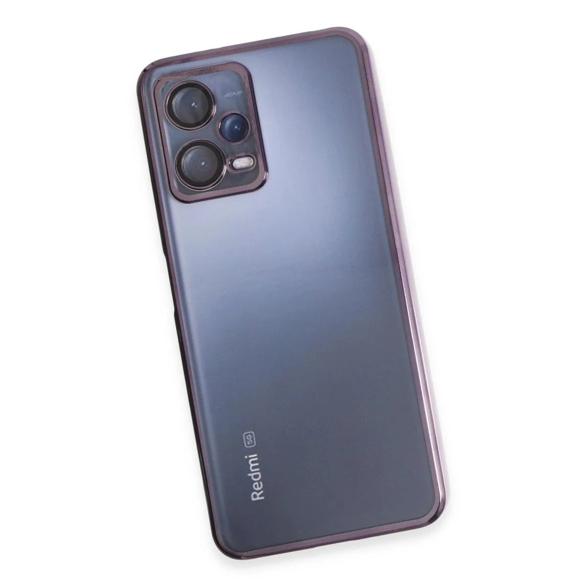 Xiaomi Redmi Note 12 5G ile Uyumlu Razer Lensli Silikon Kılıf - Mor Fiyatı, Yorumları ve Özellikleri
