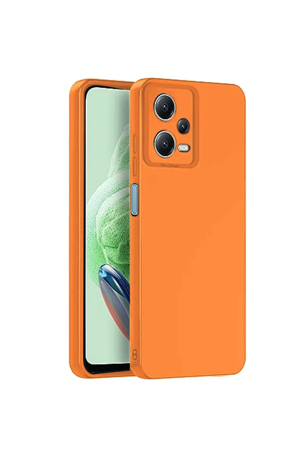 Xiaomi Redmi Note 12 Pro 5g Kılıf Nano İçi Kadife Silikon - Turuncu Xiaomi Redmi Note 12 Pro 5g Kılıf Nano İçi Kadife Silikon - Turuncu