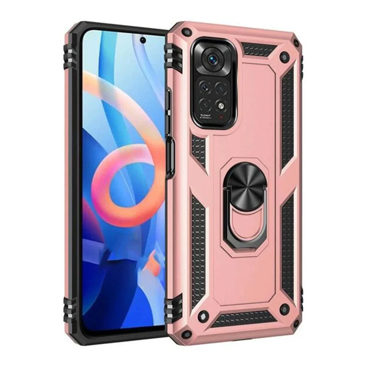 Xiaomi Redmi Note 12S Kılıf Sofya Yüzüklü Silikon Kapak - Rose Fiyatı, Yorumları ve Özellikleri