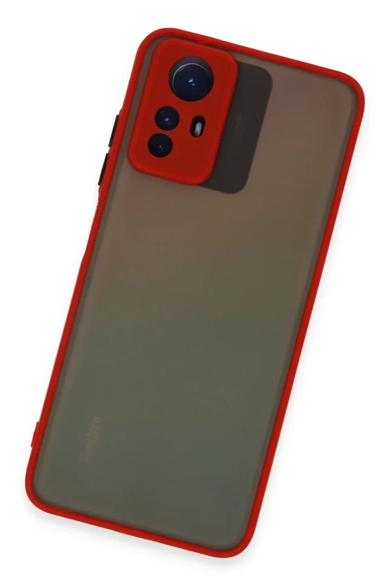 Xiaomi Redmi Note 12S Kılıf Montreal Silikon Kapak - Kırmızı Xiaomi Redmi Note 12S Kılıf Montreal Silikon Kapak - Kırmızı