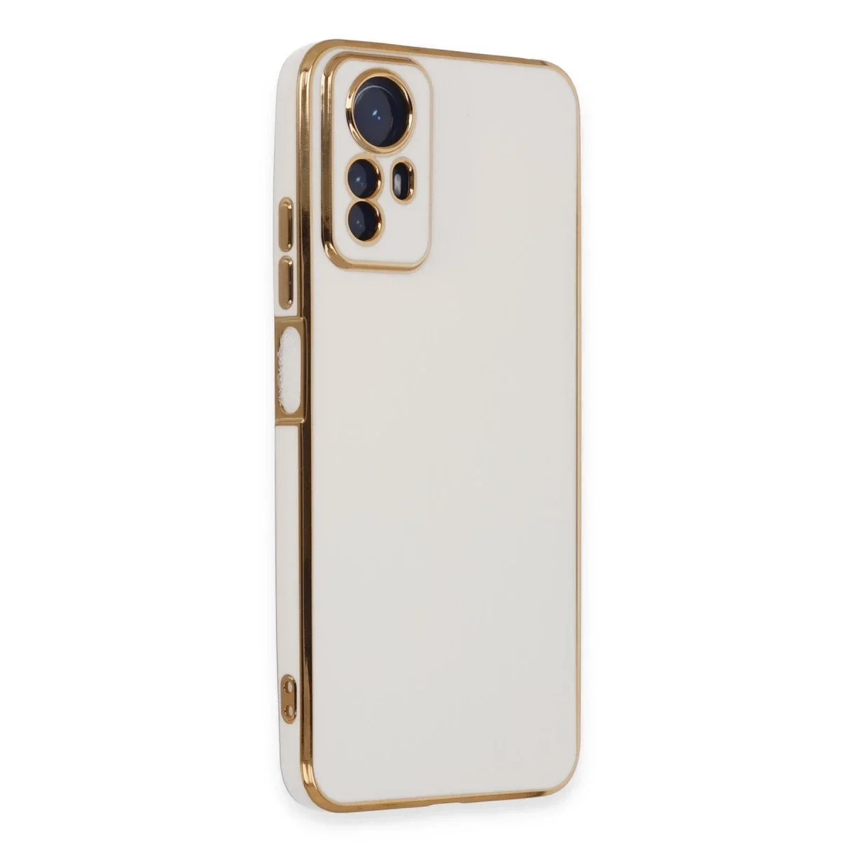 Xiaomi Redmi Note 12S Kılıf Volet Silikon - Beyaz