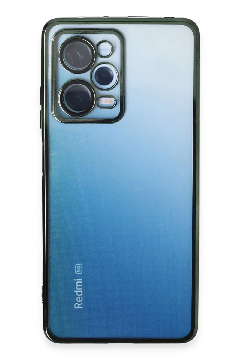 Xiaomi Redmi Note 12 Pro 5G Kılıf Razer Lensli Silikon - Yeşil