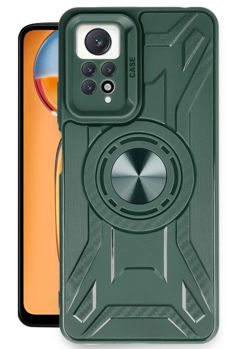 Xiaomi Redmi Note 12 Pro 4G Kılıf Lincoln Silikon - Koyu Yeşil Xiaomi Redmi Note 12 Pro 4G Kılıf Lincoln Silikon - Koyu Yeşil