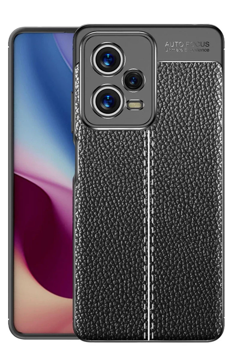 Xiaomi Redmi Note 12 Pro 5G Kılıf Auto Focus Kapak - Siyah Xiaomi Redmi Note 12 Pro 5G Kılıf Auto Focus Kapak - Siyah