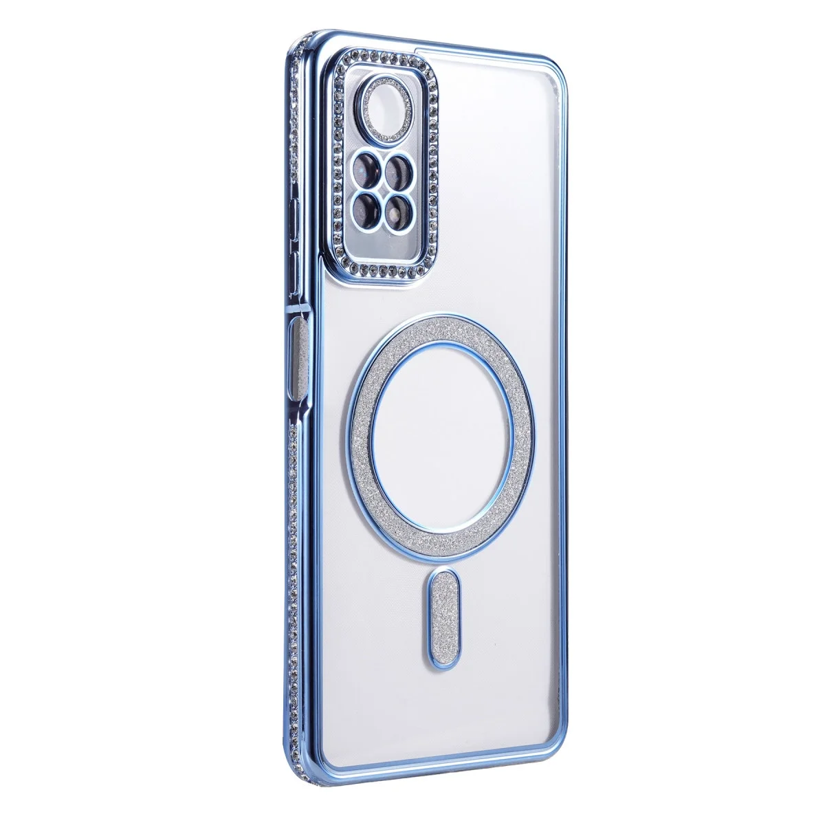 Xiaomi Redmi Note 12 Pro 4g Joke Simli Magneticsafe Kılıf - Mavi