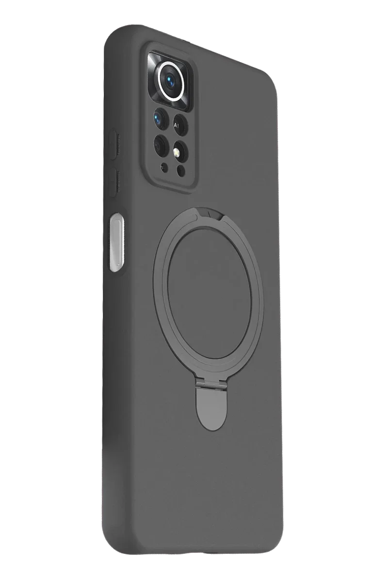 Xiaomi Redmi Note 12 Pro 4G Regal Magsafe Standlı Kapak - Titan Gri Xiaomi Redmi Note 12 Pro 4G Regal Magsafe Standlı Kapak - Titan Gri