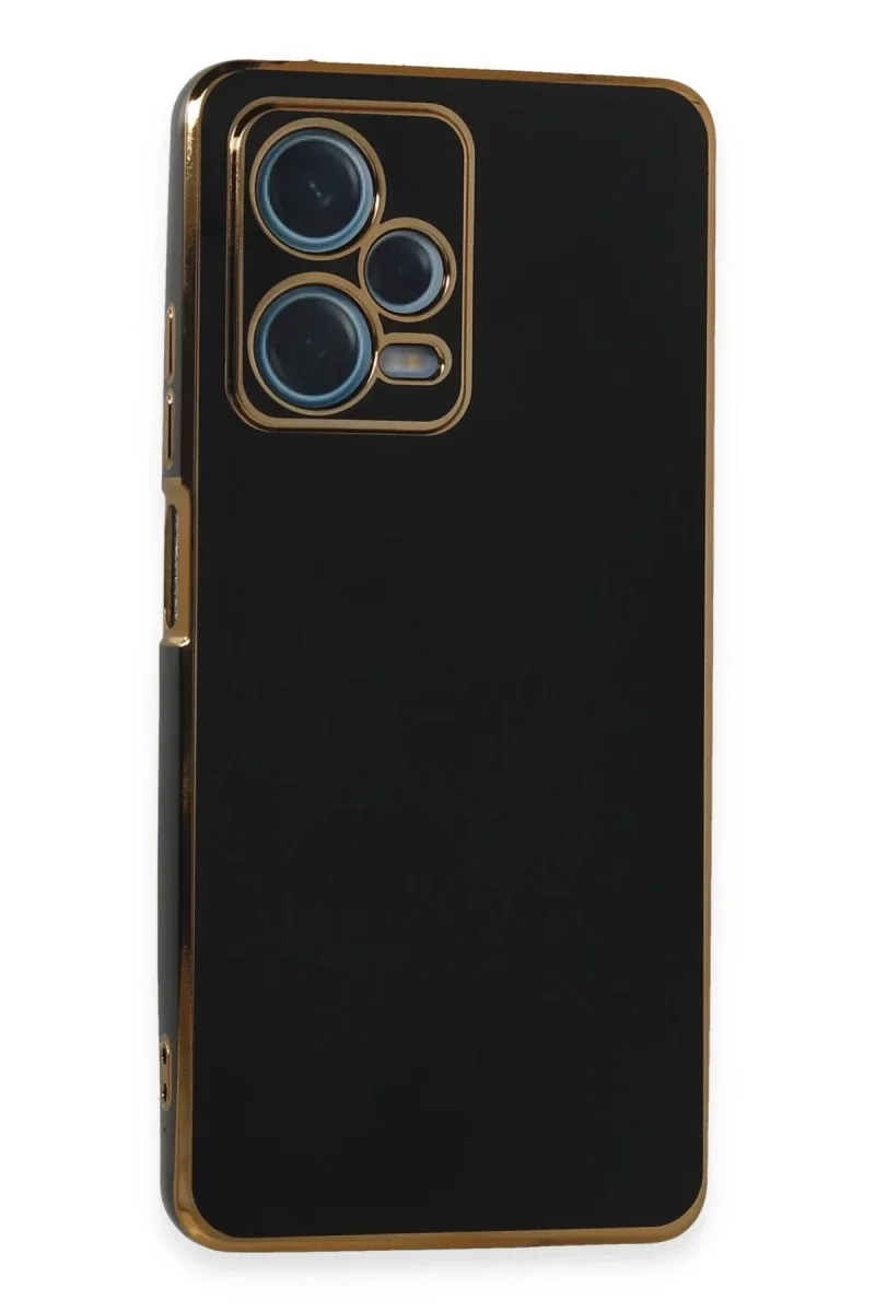 Xiaomi Redmi Note 12 Pro Plus Kılıf Volet Silikon - Siyah Xiaomi Redmi Note 12 Pro Plus Kılıf Volet Silikon - Siyah