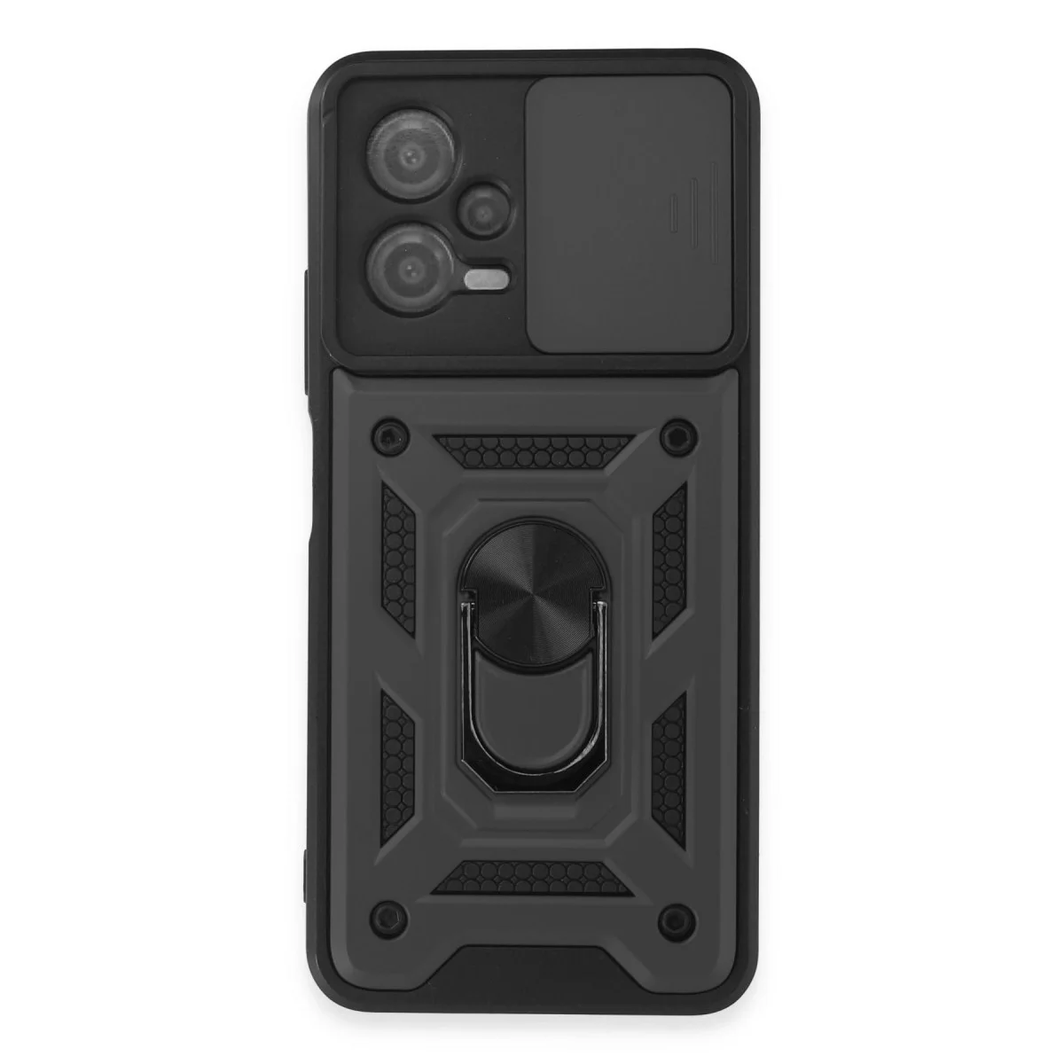 Xiaomi Redmi Note 12 5g Kılıf Pars Lens Yüzüklü Silikon - Siyah Xiaomi Redmi Note 12 5g Kılıf Pars Lens Yüzüklü Silikon - Siyah