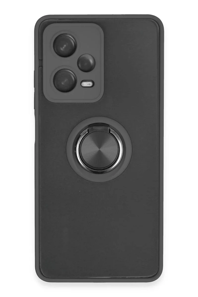 Xiaomi Redmi Note 12 5G Kılıf Montreal Yüzüklü Silikon Kapak - Siyah Fiyatı, Yorumları ve Özellikleri