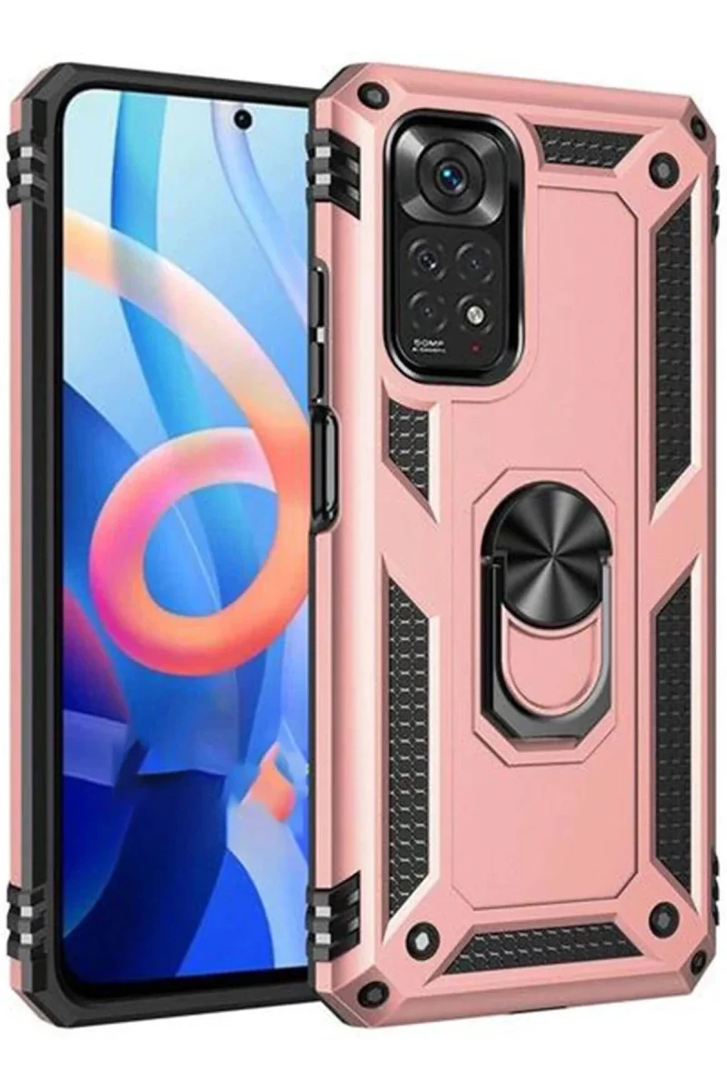 Xiaomi Redmi Note 12S Kılıf Sofya Yüzüklü Silikon Kapak - Rose Fiyatı, Yorumları ve Özellikleri