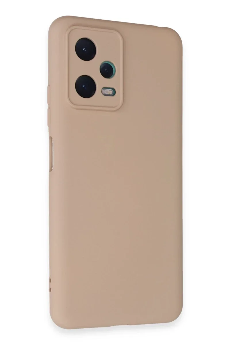 Xiaomi Redmi Note 12 5G Kılıf Nano içi Kadife Silikon - Pudra Xiaomi Redmi Note 12 5G Kılıf Nano içi Kadife Silikon - Pudra
