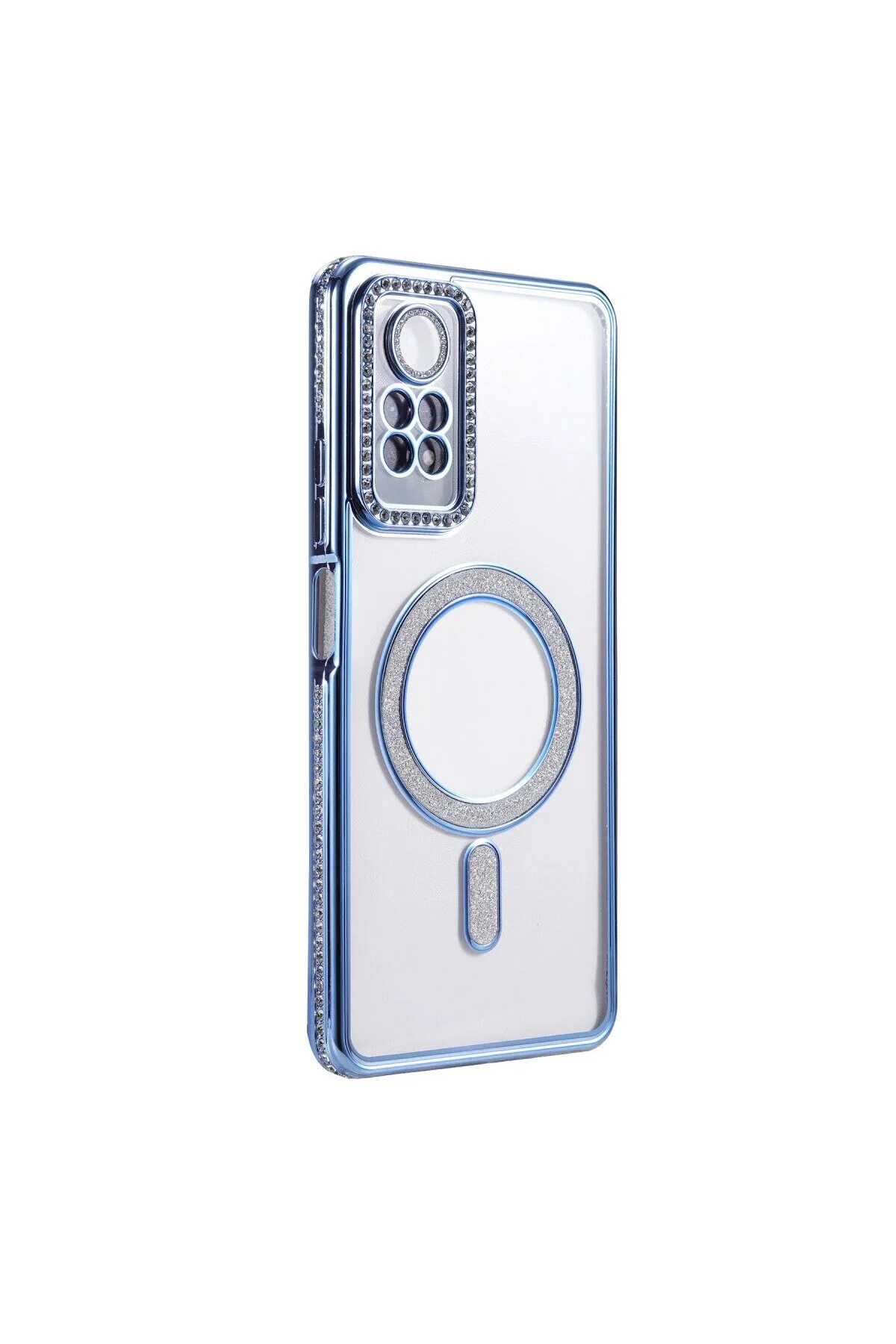 Xiaomi Redmi Note 12 Pro 4g Joke Simli Magneticsafe Kılıf - Mavi