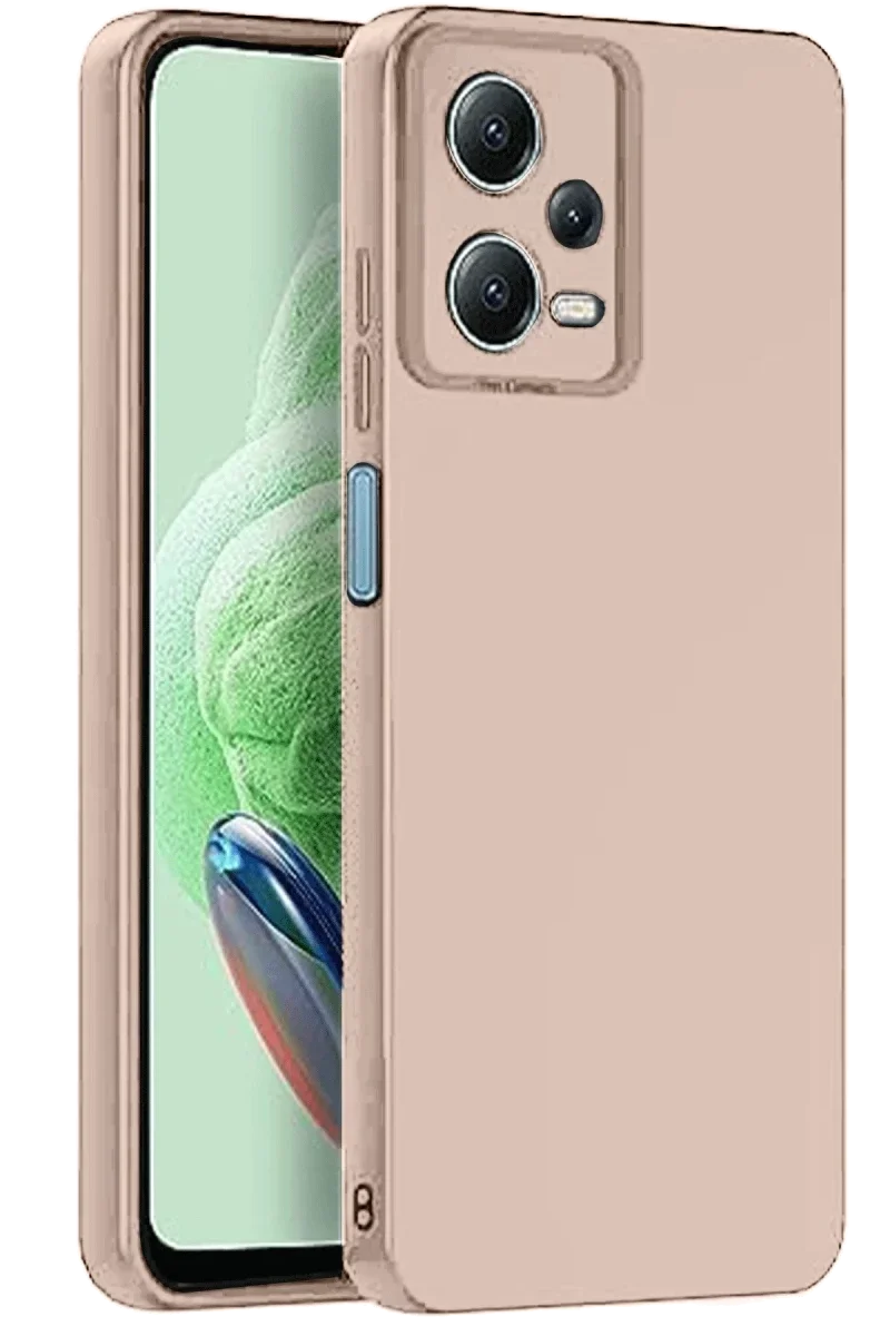 Xiaomi Redmi Note 12 Pro 5G Kılıf Nano içi Kadife Silikon - Pudra Xiaomi Redmi Note 12 Pro 5G Kılıf Nano içi Kadife Silikon - Pudra