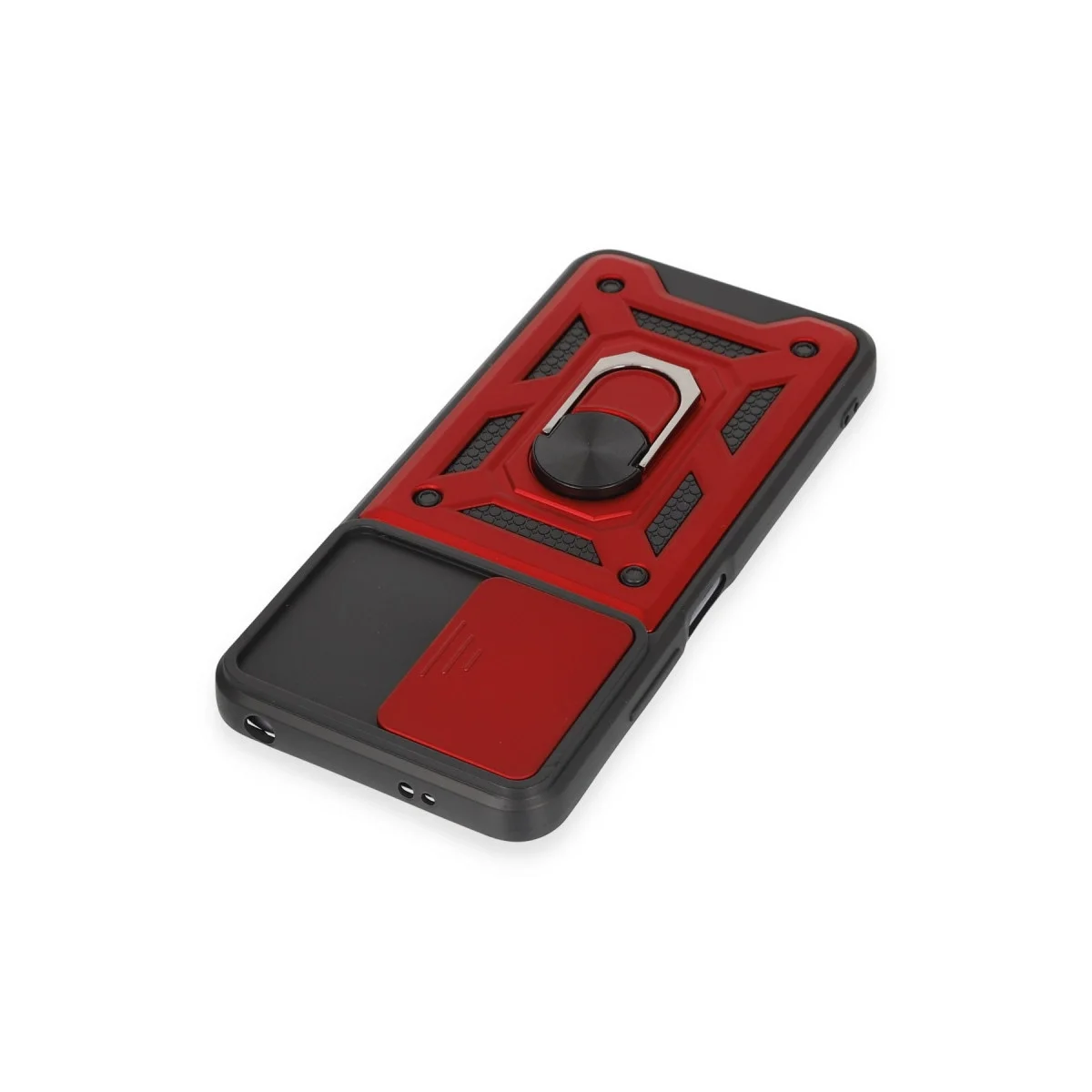 Xiaomi Redmi Note 12 5g Kılıf Pars Lens Yüzüklü Silikon - Kırmızı Xiaomi Redmi Note 12 5g Kılıf Pars Lens Yüzüklü Silikon - Kırmızı