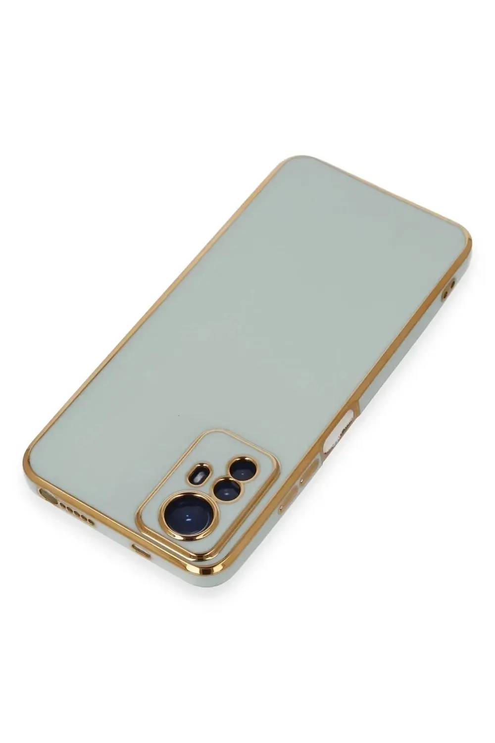 Xiaomi Redmi Note 12S Kılıf Volet Silikon - Açık Yeşil-(5796)