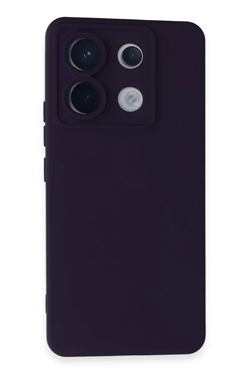 Xiaomi Redmi Note 13 Pro 5G Kılıf Nano içi Kadife Silikon - Mor Xiaomi Redmi Note 13 Pro 5G Kılıf Nano içi Kadife Silikon - Mor