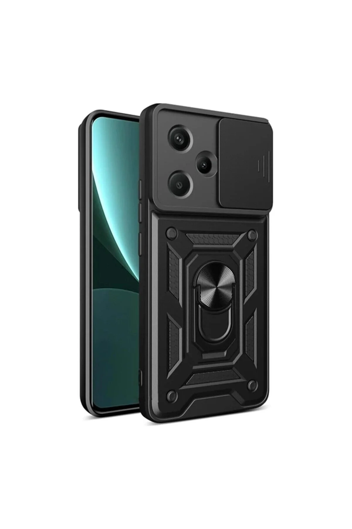 Xiaomi Redmi Note 13 Pro Plus Kılıf Pars Lens Yüzüklü Silikon - Siyah Xiaomi Redmi Note 13 Pro Plus Kılıf Pars Lens Yüzüklü Silikon - Siyah