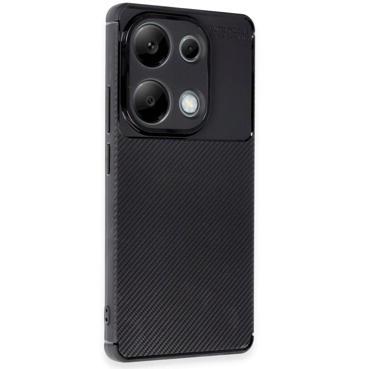 Xiaomi Redmi Note 13 Pro 4g Kılıf Auto Focus Karbon Kapak - Siyah Xiaomi Redmi Note 13 Pro 4g Kılıf Auto Focus Karbon Kapak - Siyah