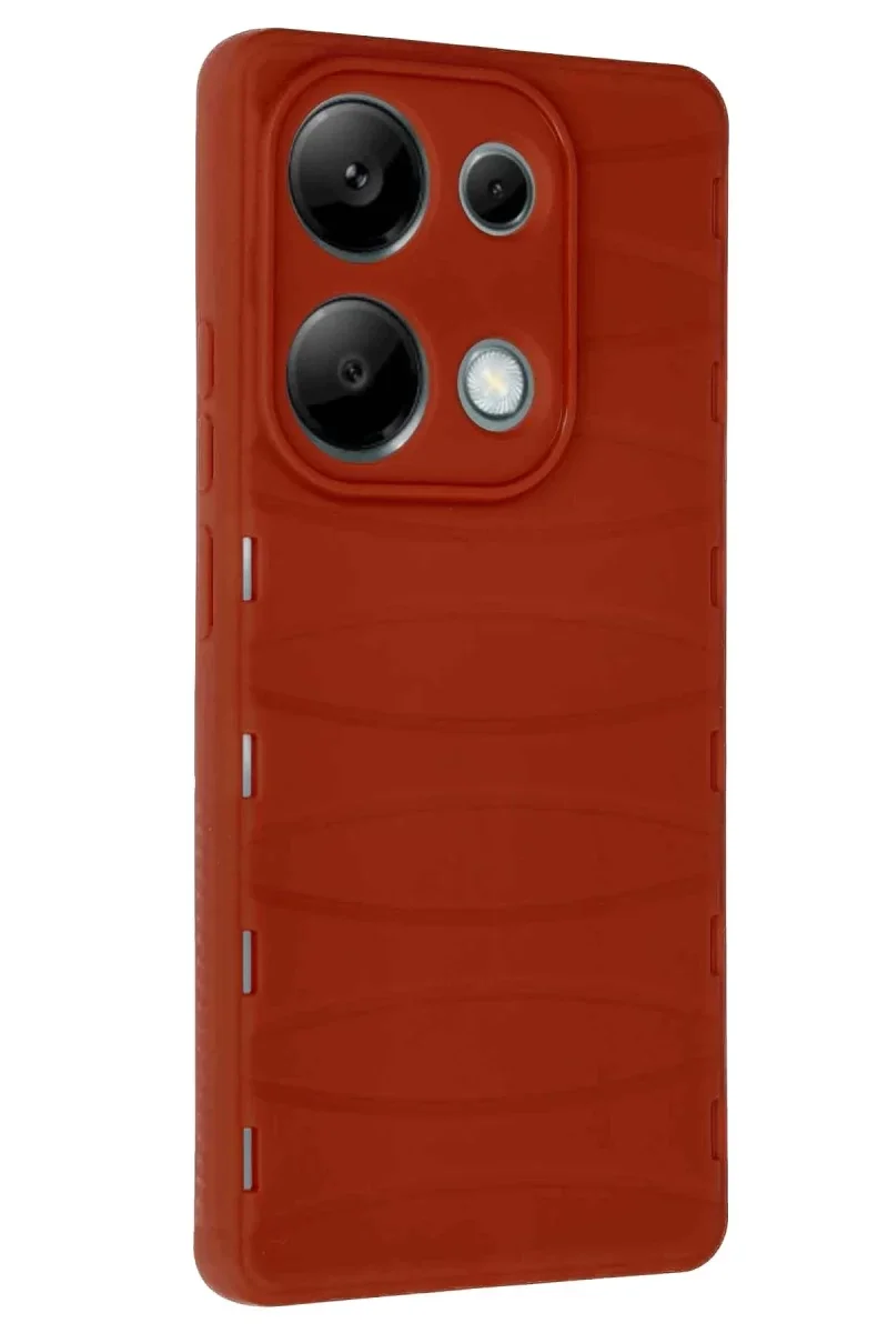 Xiaomi Redmi Note 13 Pro 4G Kılıf Bibercas Silikon Kapak - Kırmızı Xiaomi Redmi Note 13 Pro 4G Kılıf Bibercas Silikon Kapak - Kırmızı