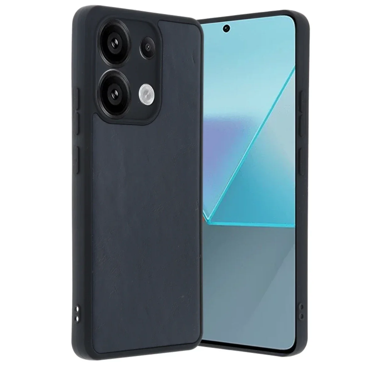 Xiaomi Redmi Note 13 Pro 5G Kılıf Aras Deri Kapak - Lacivert Xiaomi Redmi Note 13 Pro 5G Kılıf Aras Deri Kapak - Lacivert