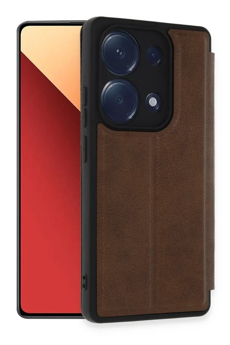 Xiaomi Redmi Note 13 Pro 4G Kılıf Flip Cover - Taba Xiaomi Redmi Note 13 Pro 4G Kılıf Flip Cover - Taba
