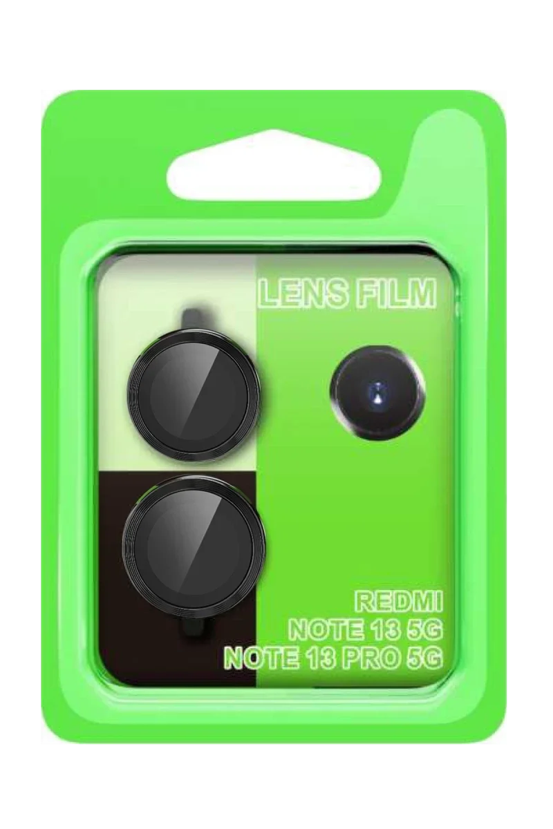 Xiaomi Redmi Note 13 Pro 5G Raze Metal Kamera Lens - Siyah Xiaomi Redmi Note 13 Pro 5G Raze Metal Kamera Lens - Siyah