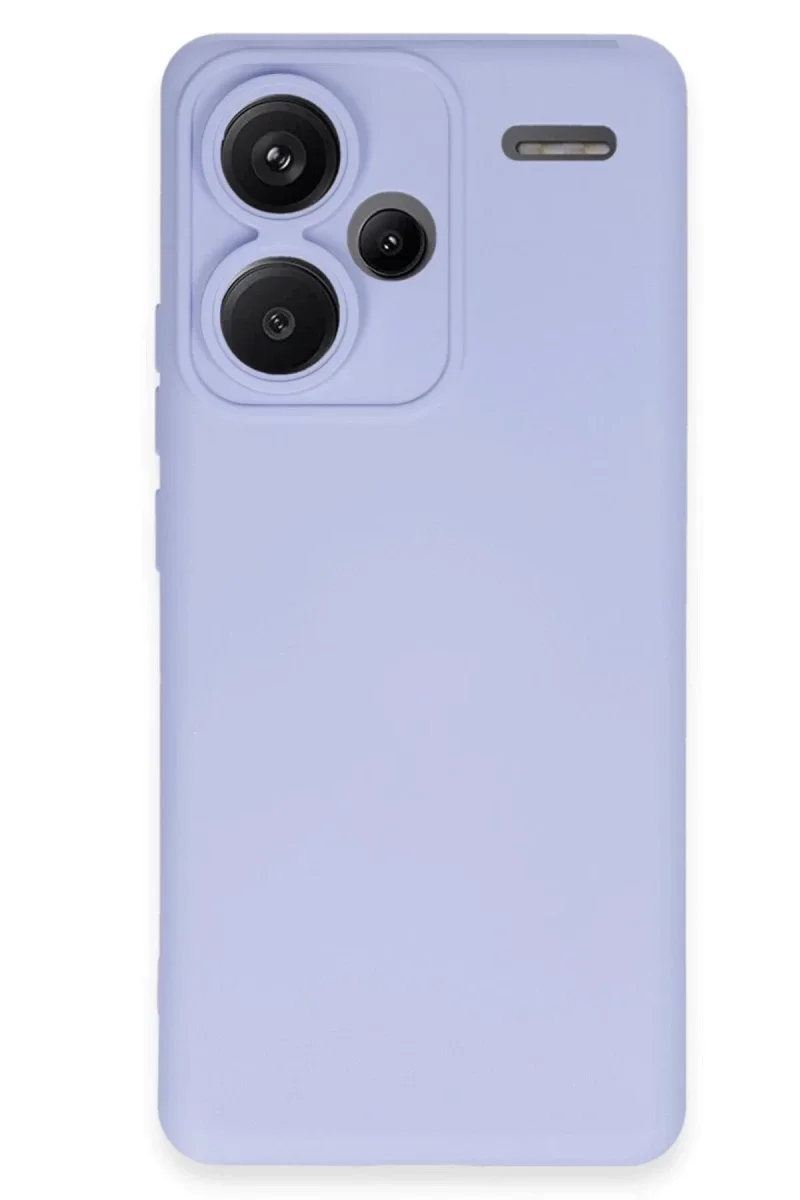 Xiaomi Redmi Note 13 Pro Plus Kılıf Nano içi Kadife Silikon - Lila Xiaomi Redmi Note 13 Pro Plus Kılıf Nano içi Kadife Silikon - Lila
