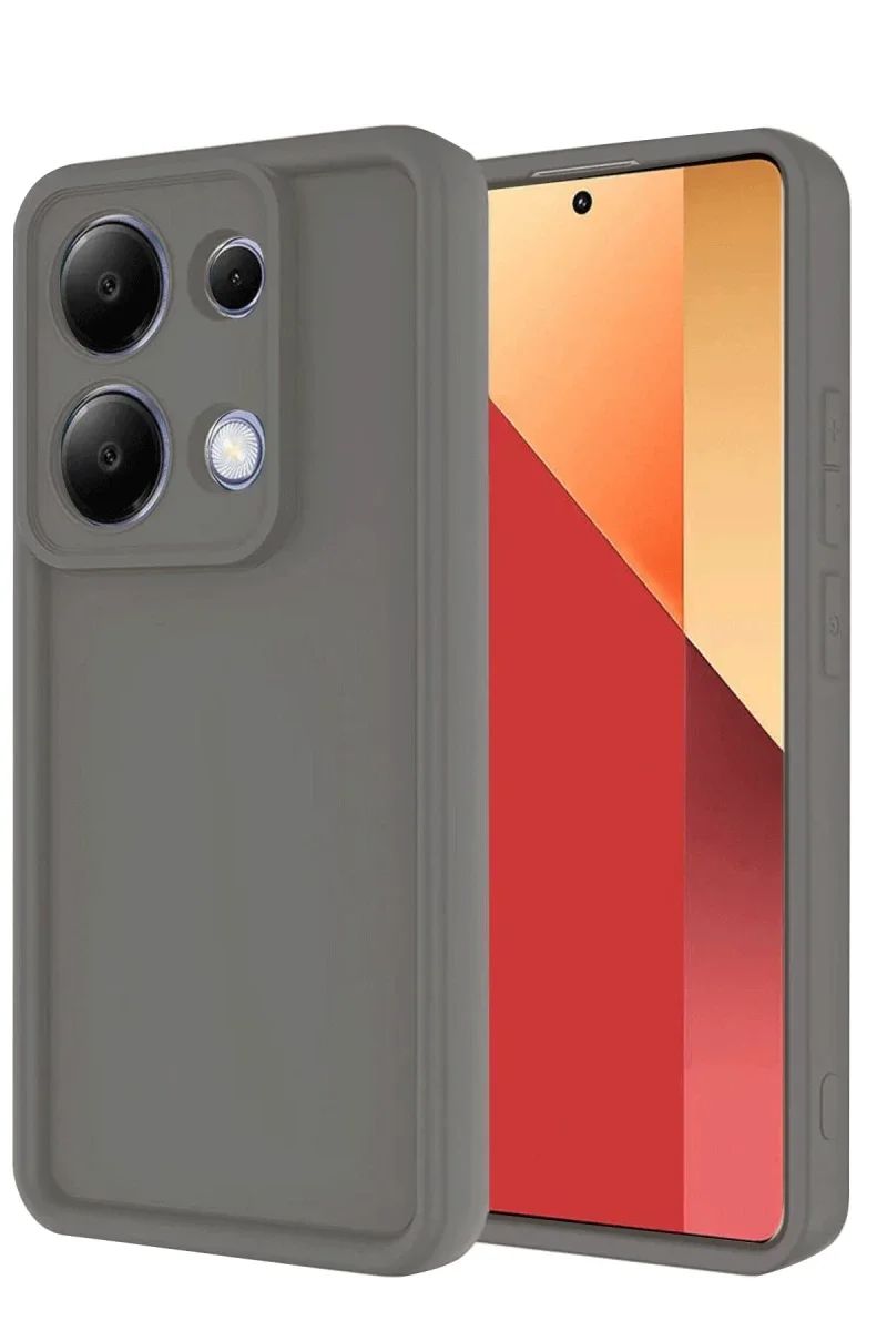 Xiaomi Redmi Note 13 Pro 4G Kılıf Viera Silikon - Gri