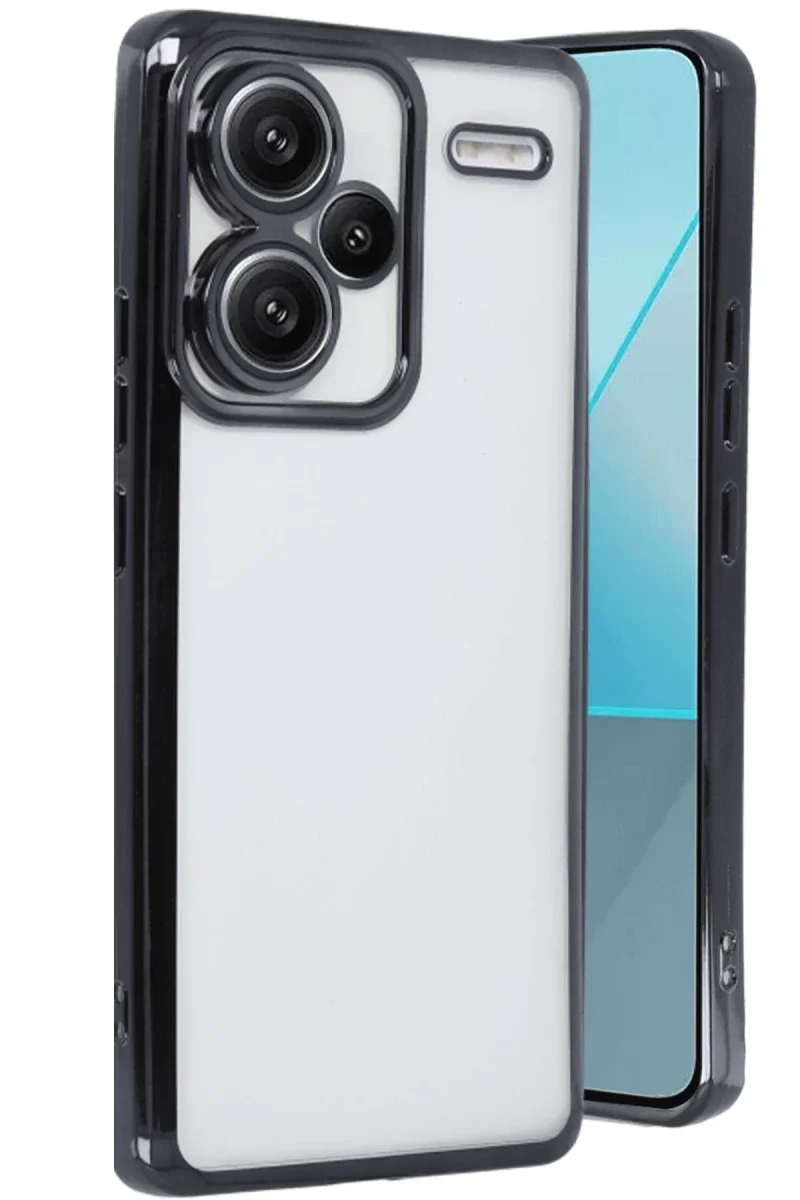 Xiaomi Redmi Note 13 Pro Plus Kılıf Razer Lensli Silikon - Siyah Xiaomi Redmi Note 13 Pro Plus Kılıf Razer Lensli Silikon - Siyah