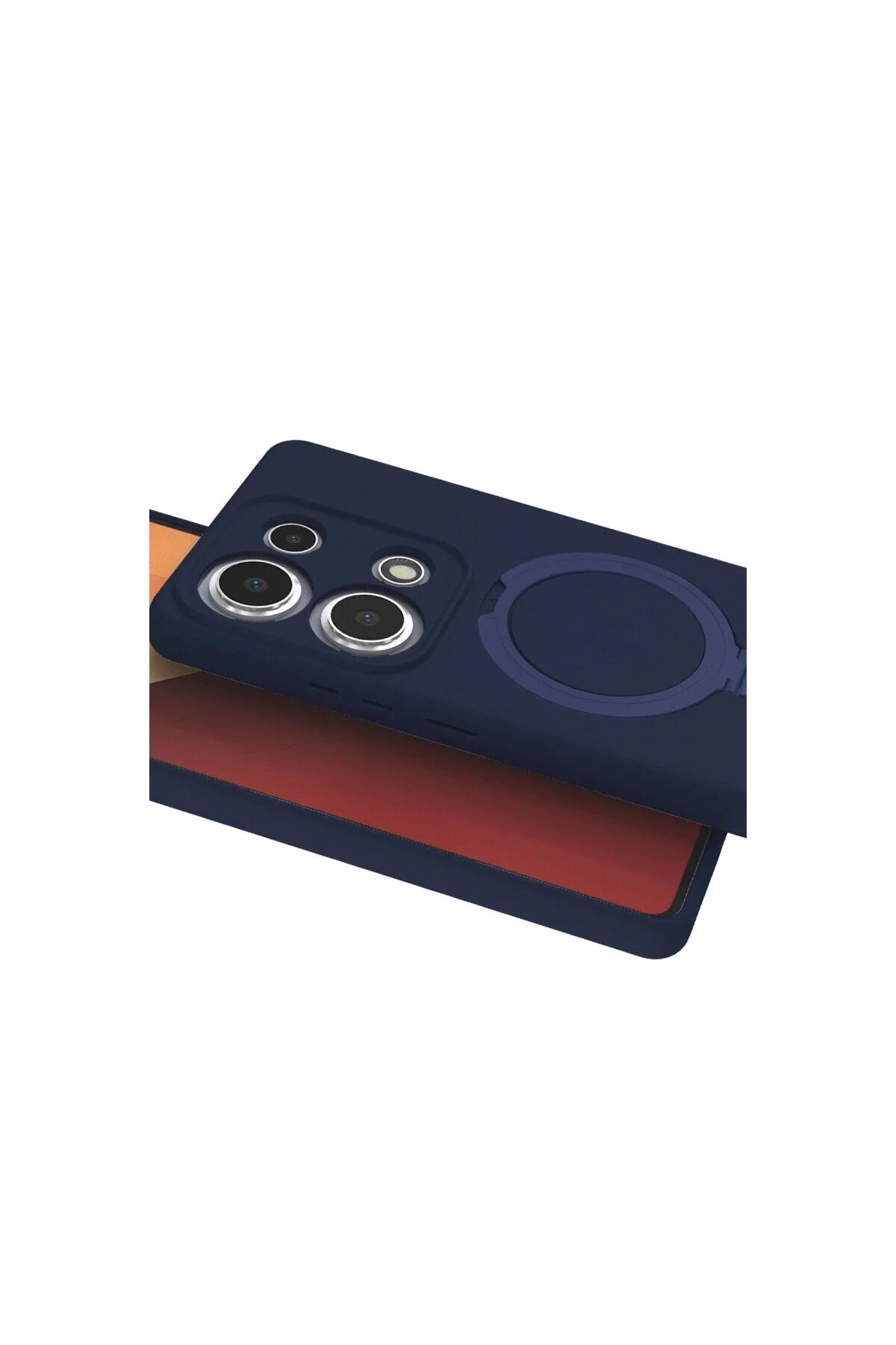 Xiaomi Redmi Note 13 Pro 4g Regal Magsafe Standlı Kapak - Lacivert