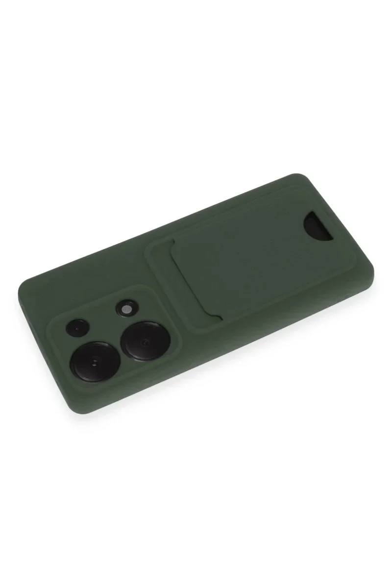 Xiaomi Redmi Note 13 Pro 4G Kılıf Kelvin Kartvizitli Silikon - Koyu Yeşil Fiyatı, Yorumları ve Özellikleri