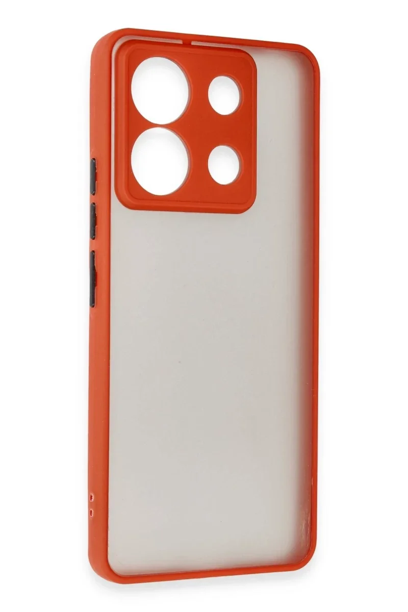 Xiaomi Redmi Note 13 5G Kılıf Montreal Silikon Kapak - Kırmızı Xiaomi Redmi Note 13 5G Kılıf Montreal Silikon Kapak - Kırmızı