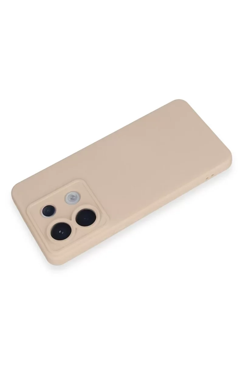 Xiaomi Redmi Note 13 Pro 5G Kılıf Nano içi Kadife Silikon - Pudra
