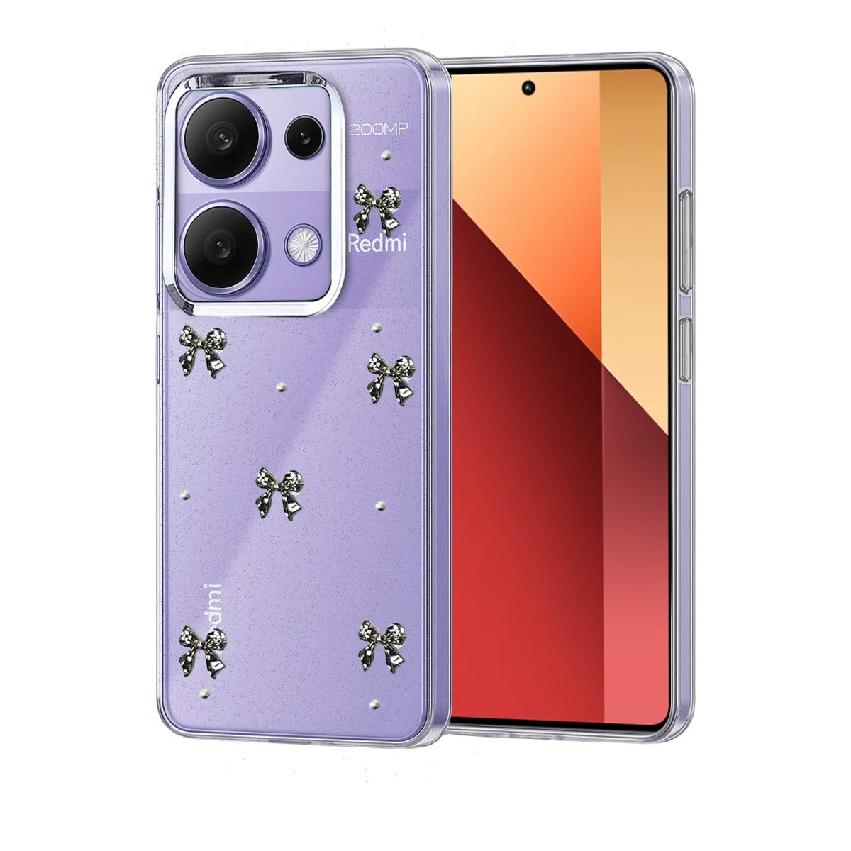 Xiaomi Redmi Note 13 Pro 4g Fiyonk Desenli Kapak - Desen 5 Xiaomi Redmi Note 13 Pro 4g Fiyonk Desenli Kapak - Desen 5