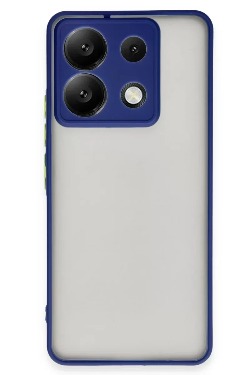 Xiaomi Redmi Note 13 Pro 5G Kılıf Montreal Silikon Kapak - Lacivert Xiaomi Redmi Note 13 Pro 5G Kılıf Montreal Silikon Kapak - Lacivert