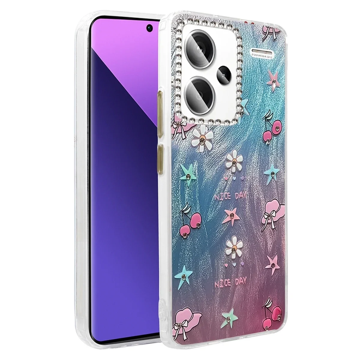 Xiaomi Redmi Note 13 Pro Plus Kılıf Blade Aynalı Desenli Kapak - Desen 4