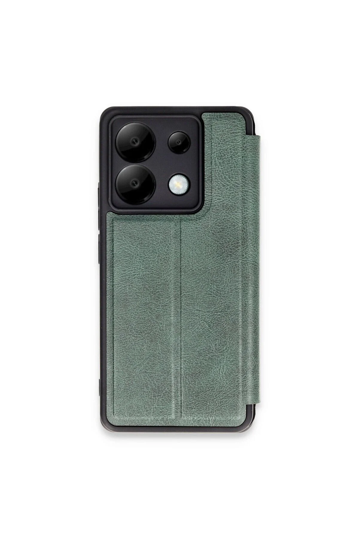 Xiaomi Redmi Note 13 Pro 5g Kılıf Flip Cover - Koyu Yeşil
