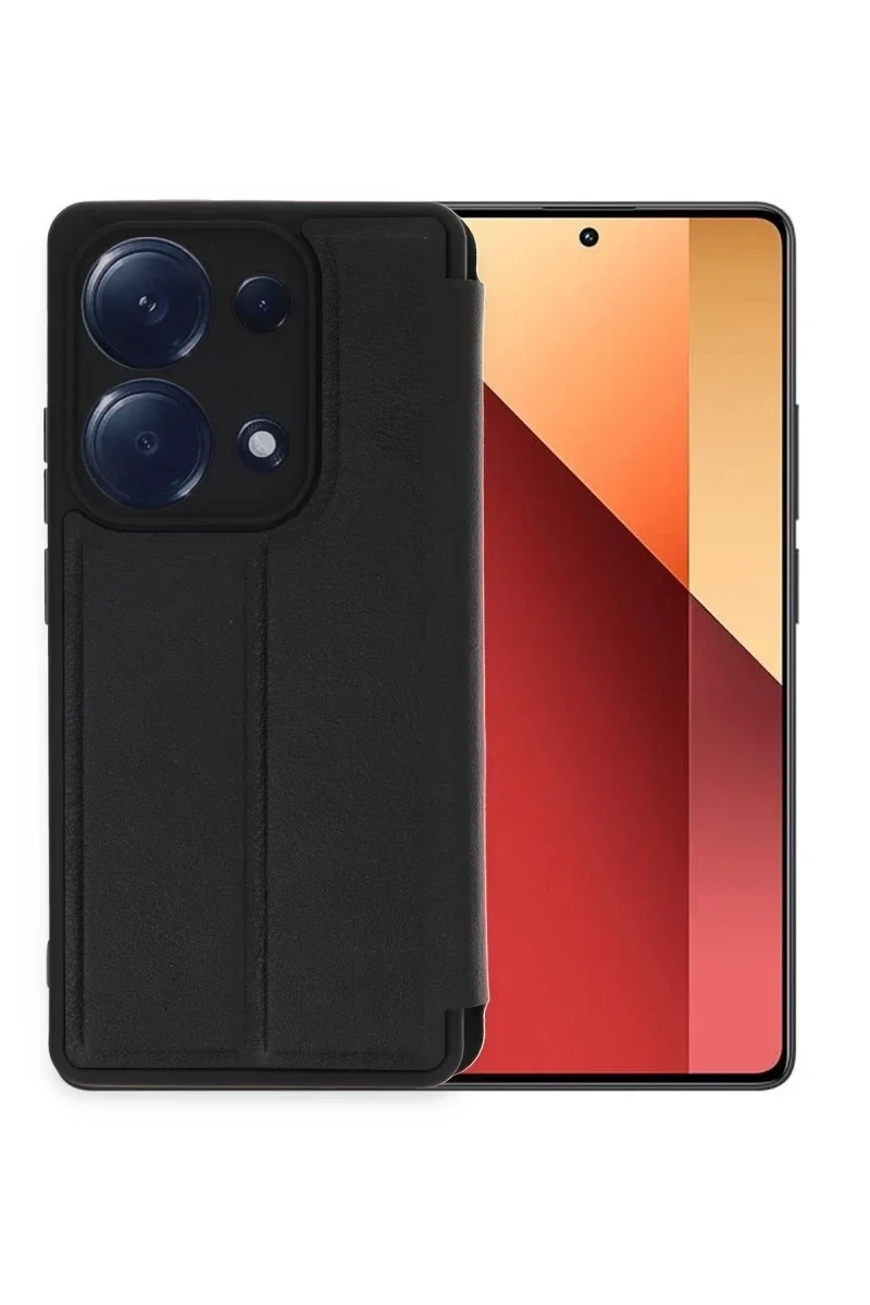Xiaomi Redmi Note 13 Pro 4G Kılıf Flip Cover - Siyah Xiaomi Redmi Note 13 Pro 4G Kılıf Flip Cover - Siyah