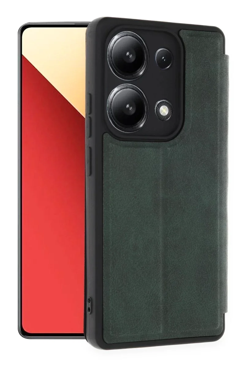 Xiaomi Redmi Note 13 4G Kılıf Flip Cover - Koyu Yeşil Fiyatı, Yorumları ve Özellikleri