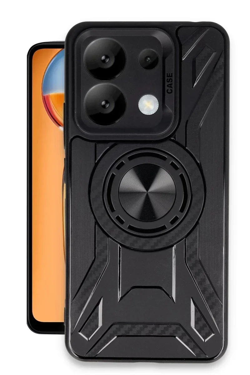 Xiaomi Redmi Note 13 4G Kılıf Lincoln Silikon - Siyah Xiaomi Redmi Note 13 4G Kılıf Lincoln Silikon - Siyah