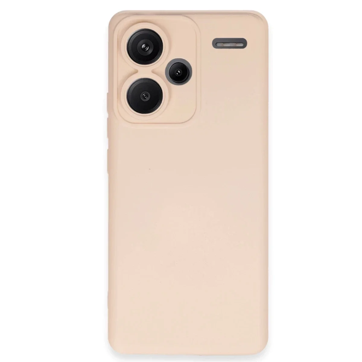 Xiaomi Redmi Note 13 Pro Plus Kılıf Nano içi Kadife Silikon - Pudra