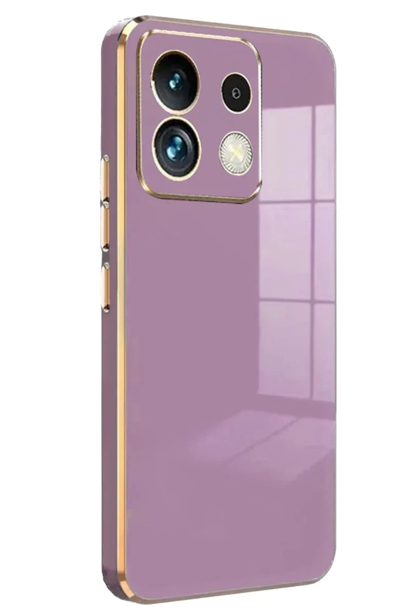 Xiaomi Redmi Note 13 5G Kılıf Volet Silikon - Mor Xiaomi Redmi Note 13 5G Kılıf Volet Silikon - Mor