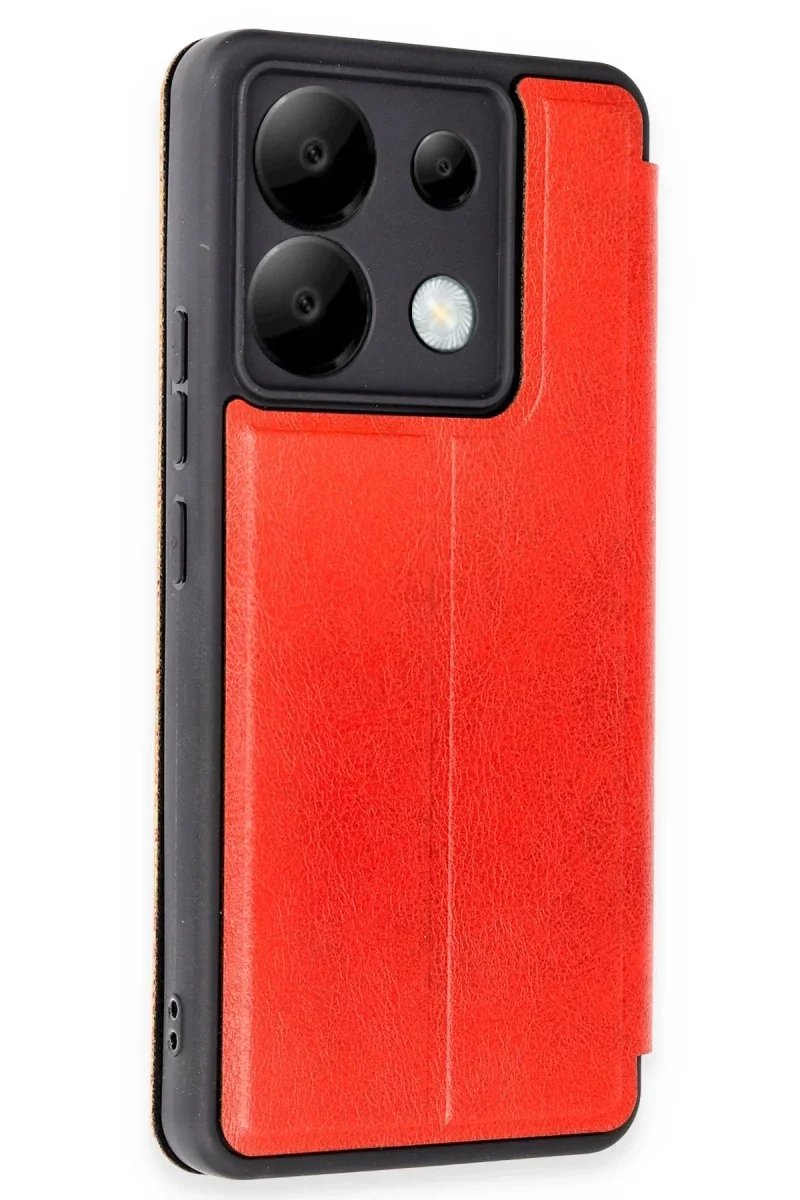 Xiaomi Redmi Note 13 Pro 5G Kılıf Flip Cover - Kırmızı Fiyatı, Yorumları ve Özellikleri