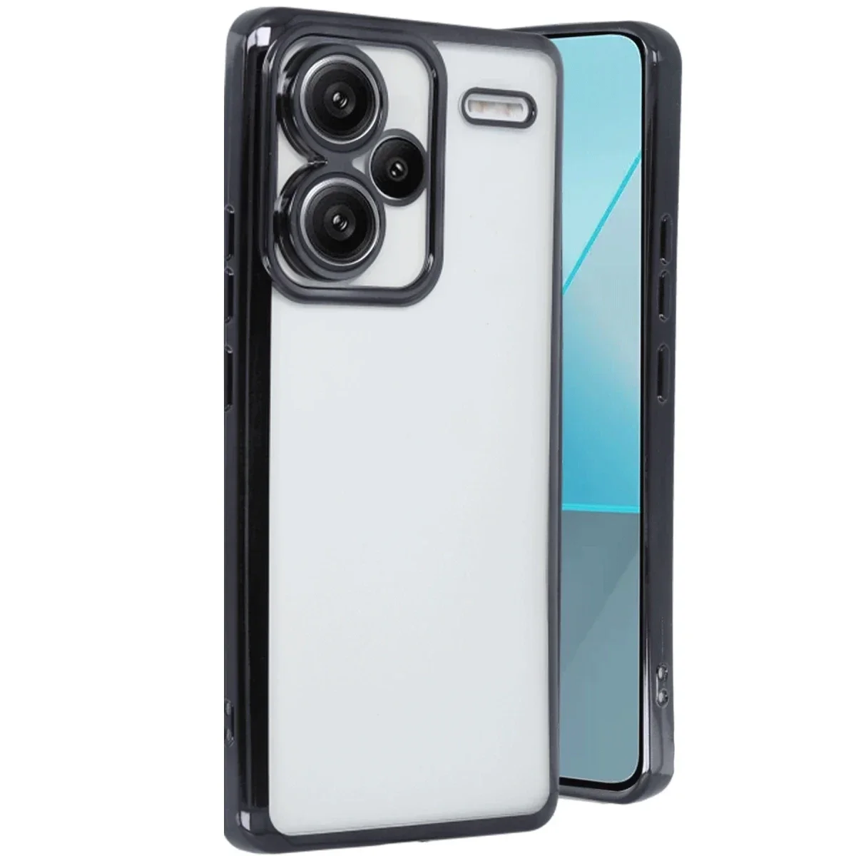 Xiaomi Redmi Note 13 Pro Plus Kılıf Razer Lensli Silikon - Siyah Xiaomi Redmi Note 13 Pro Plus Kılıf Razer Lensli Silikon - Siyah