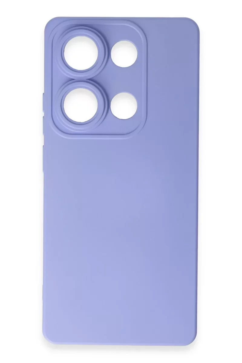 Xiaomi Redmi Note 13 Pro 4G Kılıf Nano içi Kadife Silikon - Lila