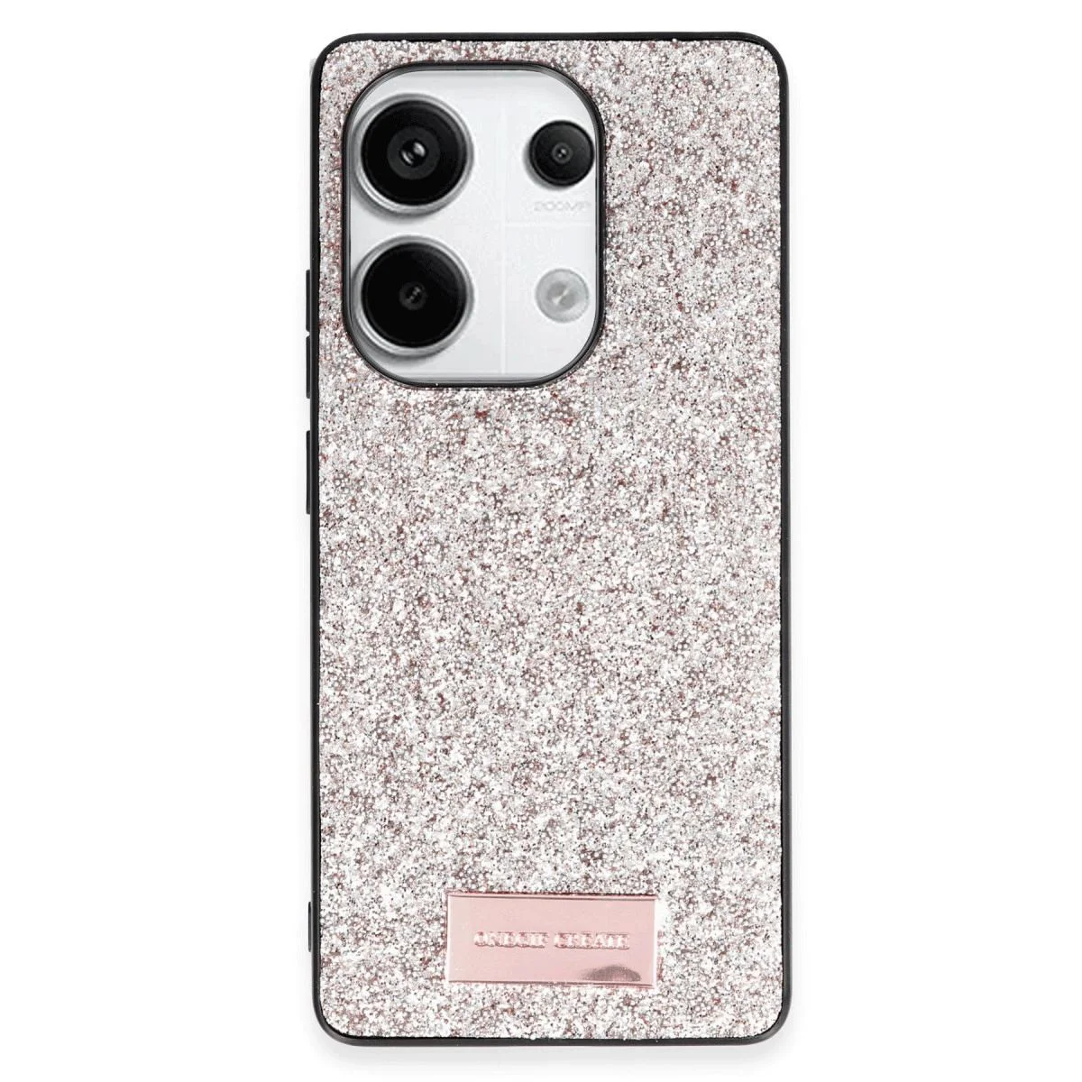 Xiaomi Redmi Note 13 Pro 4g ile Uyumlu Bright Simli Kapak - Altın Boncuk İşlemeli Xiaomi Redmi Note 13 Pro 4g ile Uyumlu Bright Simli Kapak - Altın Boncuk İşlemeli