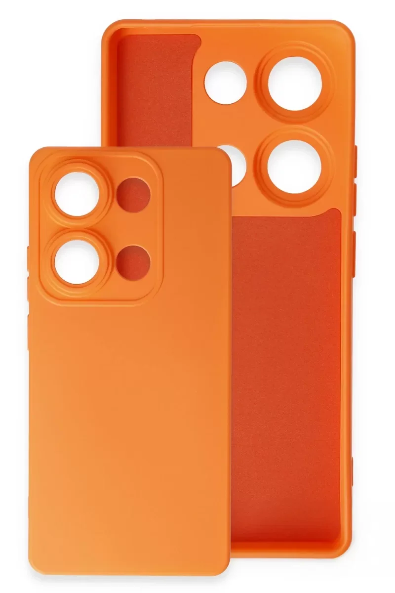 Xiaomi Redmi Note 13 Pro 4G Kılıf Nano içi Kadife Silikon - Gri