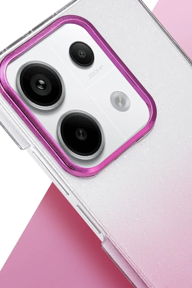 Xiaomi Redmi Note 13 Pro 4G Glossy Kapak - Pembe Xiaomi Redmi Note 13 Pro 4G Glossy Kapak - Pembe
